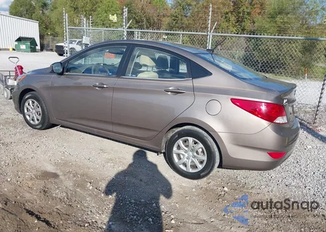 2012 Hyundai Accent Gls z USA, uszkodzony, nr VIN KMHCT4AE4CU163989